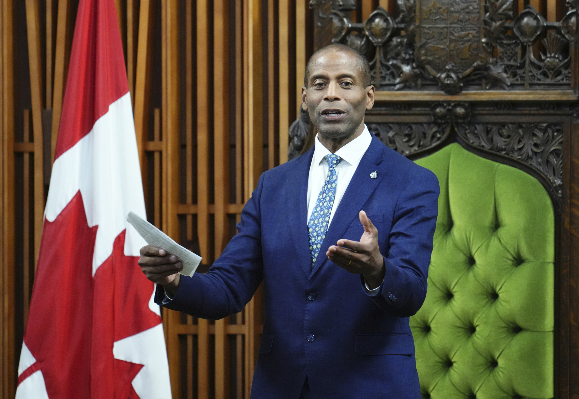 Fergus, de 54 años, era uno de los ocho diputados que presentaron su candidatura para sustituir al también liberal Anthony Rota. (AP)