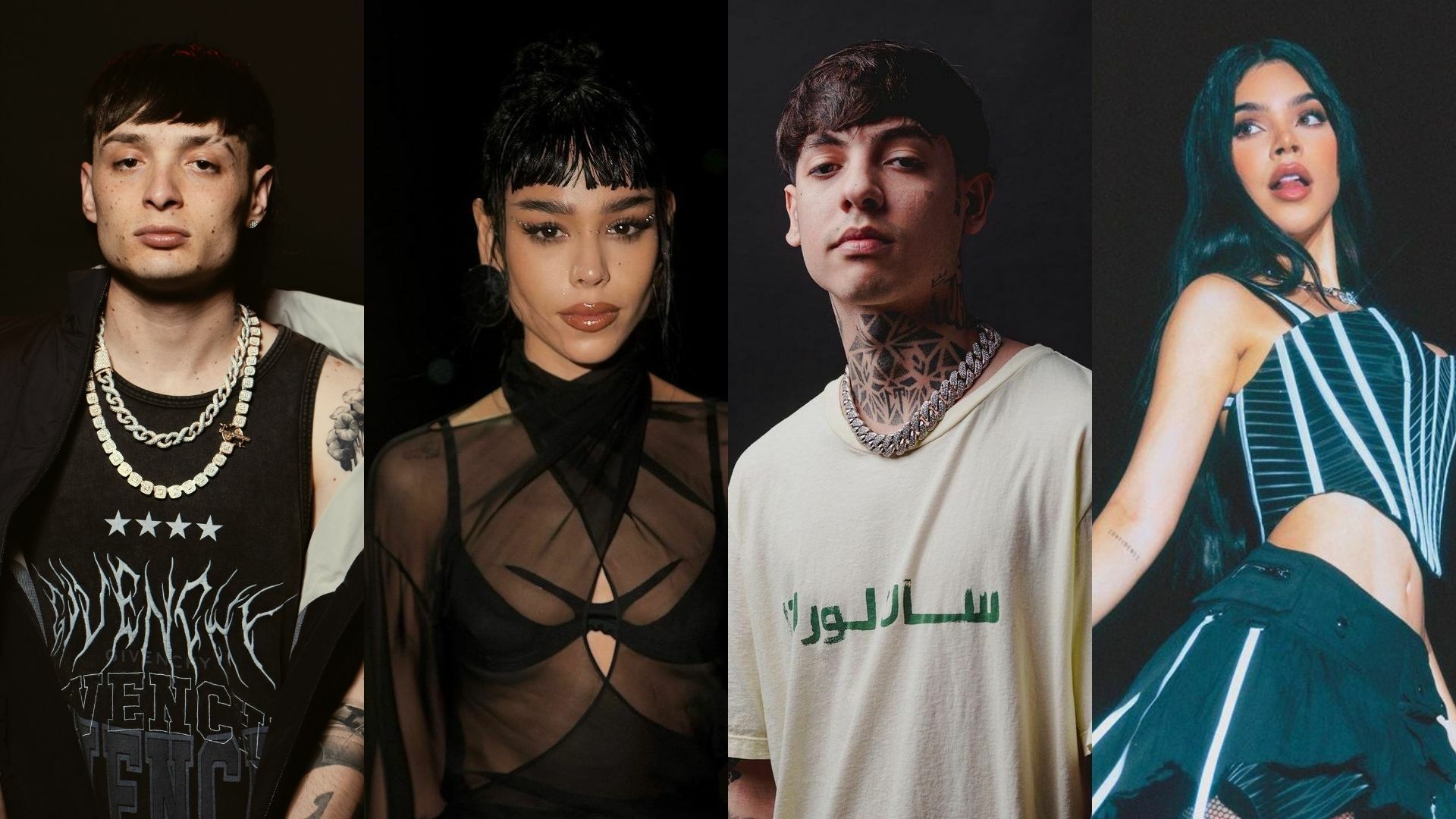 Peso Pluma, Danna Paola, Natanael Cano y Kenia Os son nominados a los MTV Europe Music Awards 2023