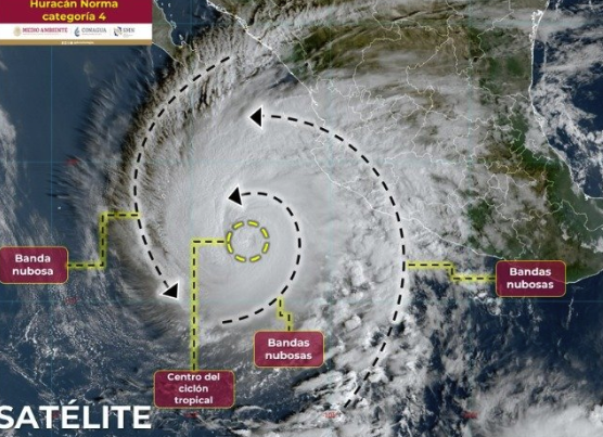 El Servicio Meteorológico Nacional, en colaboración con el Centro Nacional de Huracanes en Miami, Estados Unidos, ha emitido una zona de vigilancia que se extiende desde Todos Santos hasta Los Barriles, en Baja California Sur.