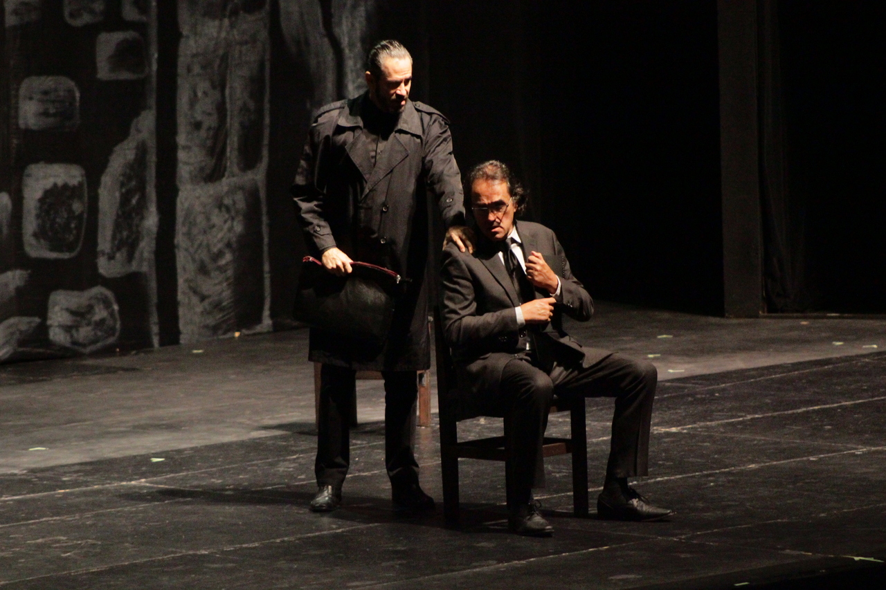 Rafael Perrín y Benjamín Rivero presentan La Dama de Negro en el Teatro Nazas