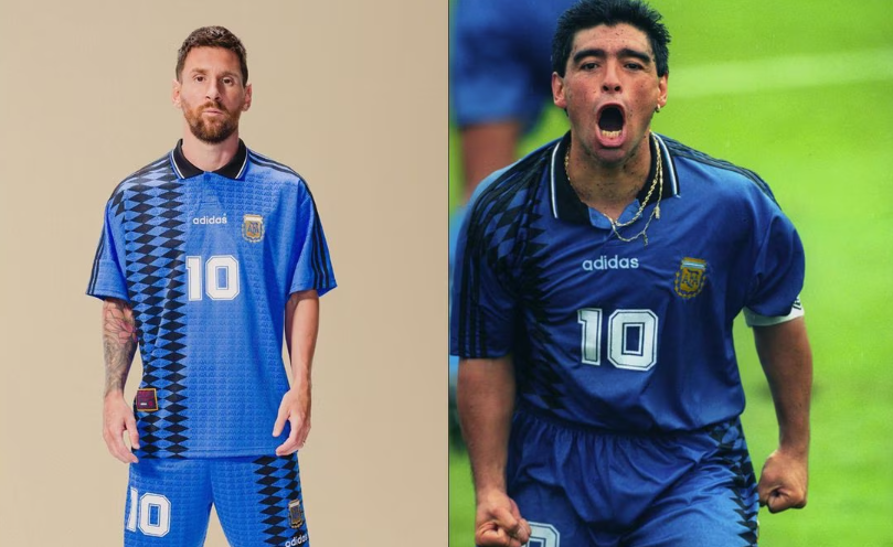 Lionel Messi presenta la nueva indumentaria retro de Argentina