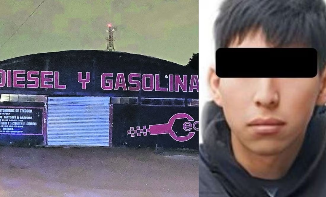 Cristian, residente en Acolman, asistía a la escuela de mecánica los sábados para aprender a reparar motocicletas. (ESPECIAL)