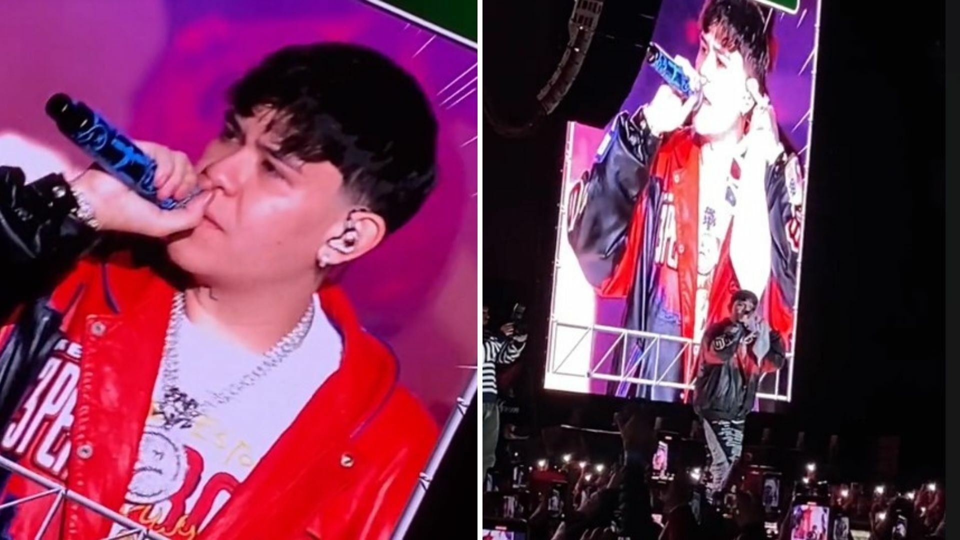 Junior H le dedica canción a su mamá y llora de emoción en su primer Foro Sol