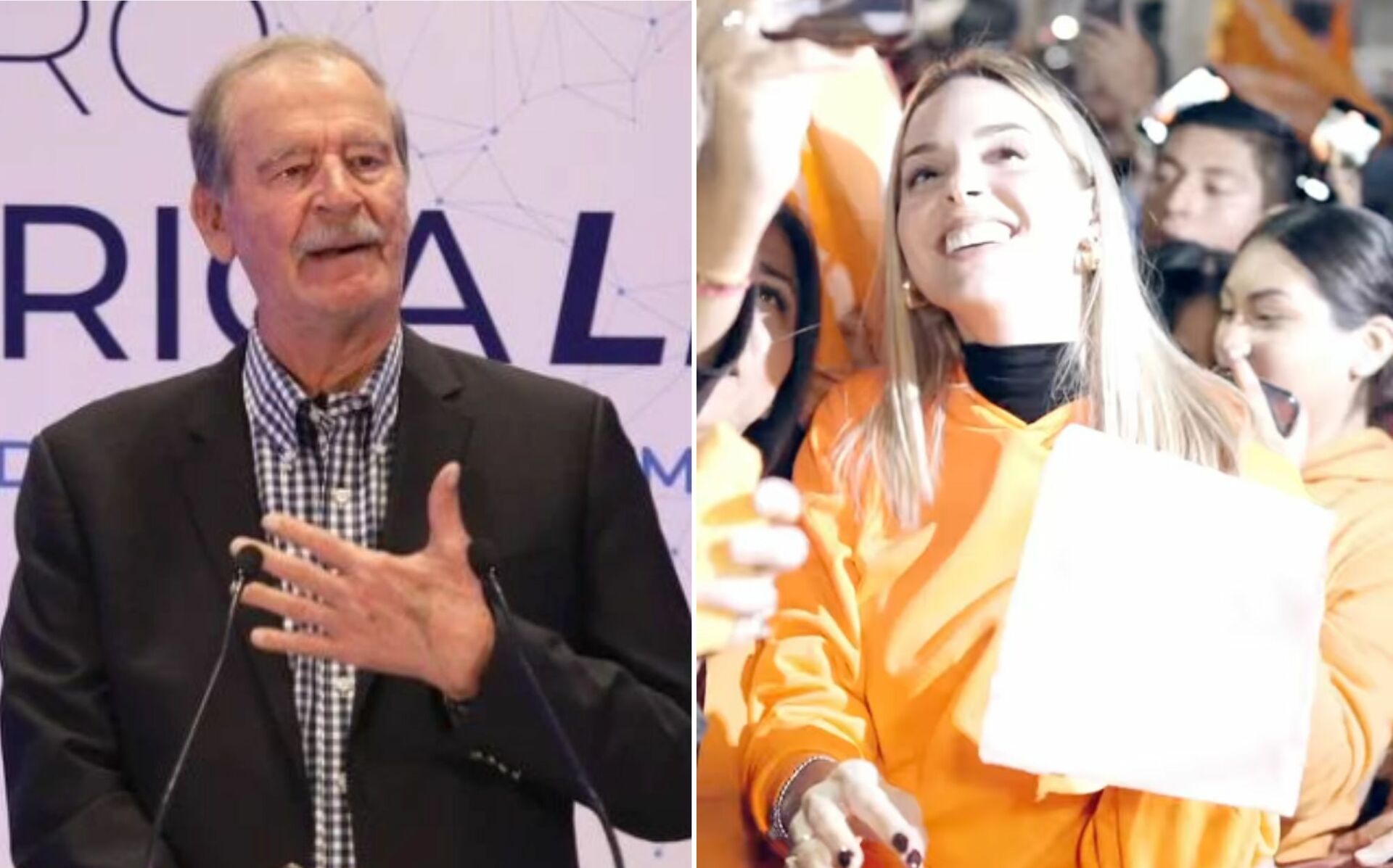 Vicente Fox llamó 'dama de compañía' a Mariana Rodríguez y generó polémica en redes sociales.