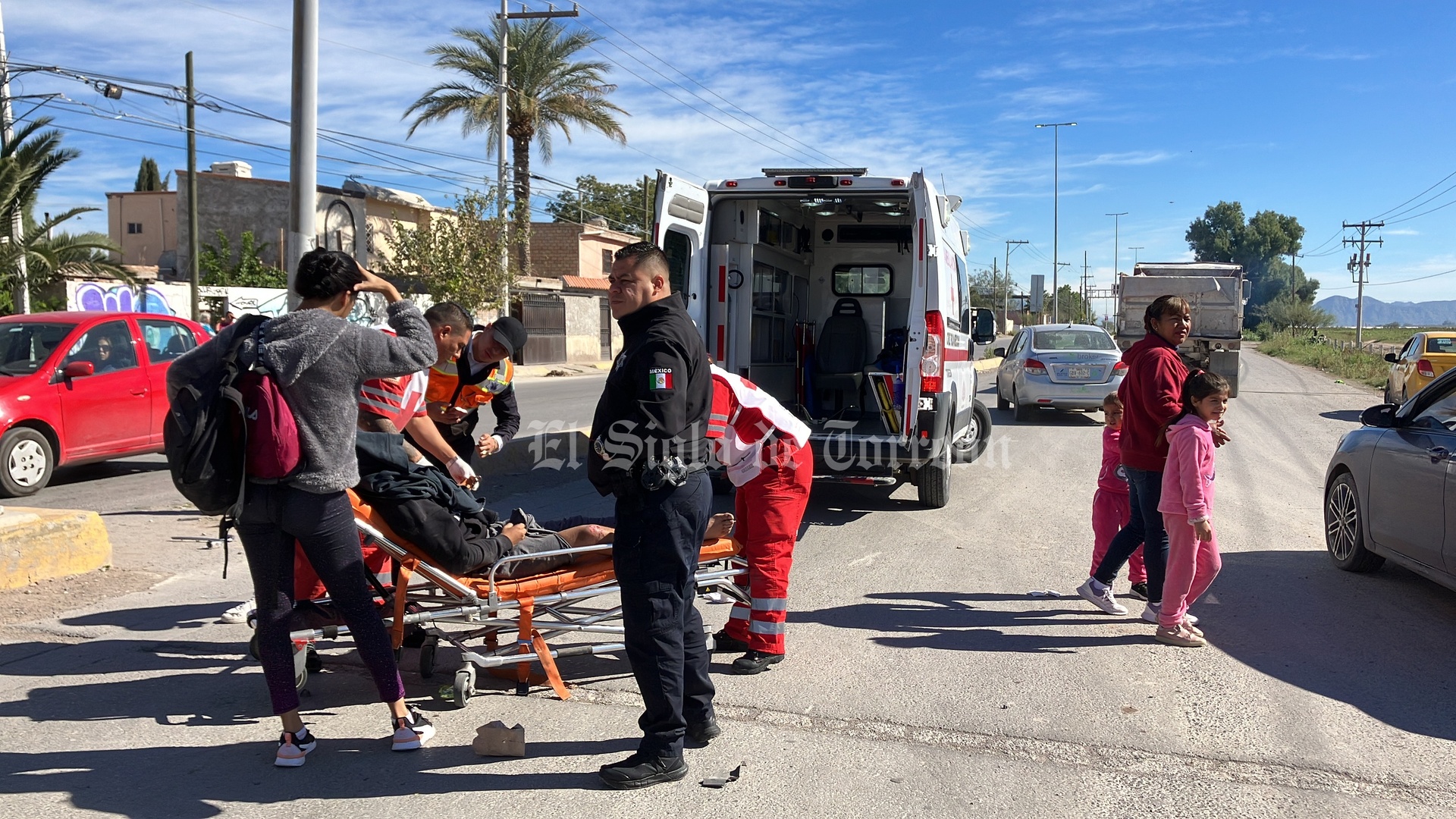 Un accidente se registró la mañana de este sábado, en la carretera Torreón-La Partida.