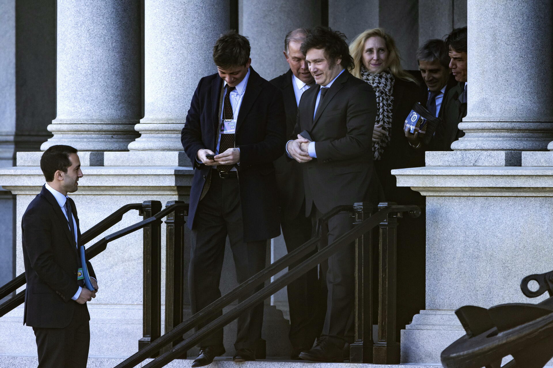 Javier Milei rencontre les conseillers de Biden à la Maison Blanche