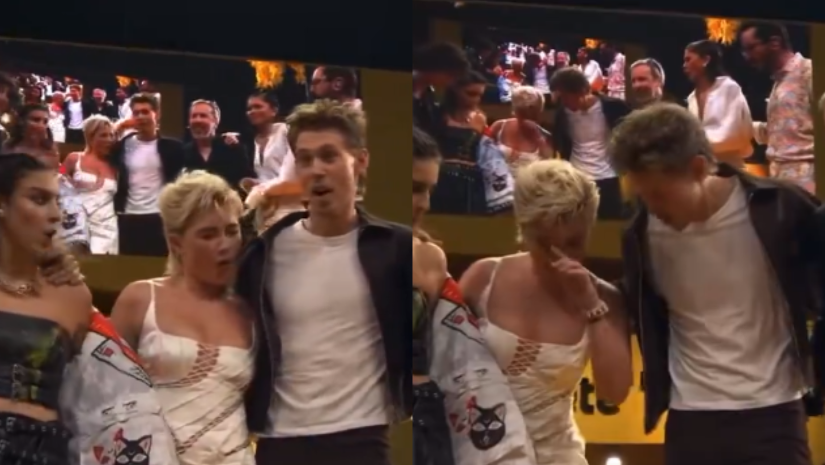 VIDEO: Florence Pugh es golpeada en la cara durante la presentación de Dune: Parte 2