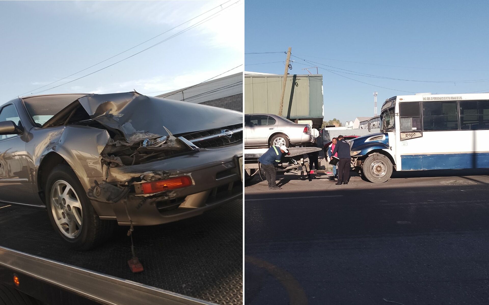 Los conductores no sufrieron lesiones, por lo que no se requirió la presencia de paramédicos en el lugar.
