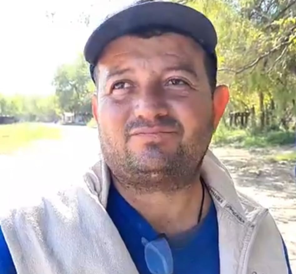 El migrante señaló que su viaje ha sido difícil. 