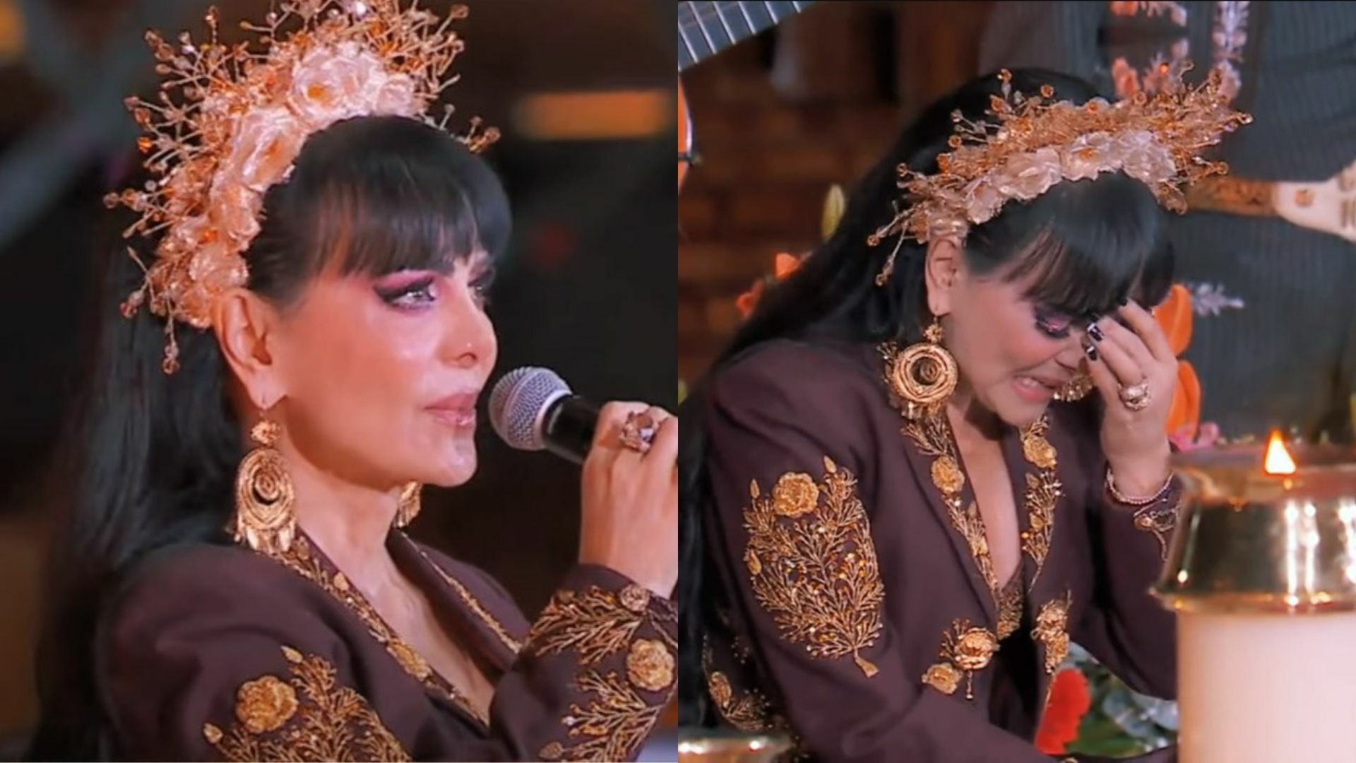 Maribel Guardia ha tenido un año muy difícil, la muerte de su hijo Julián Figueroa hace ocho meses ha sido lo más complicado que le ha tocado enfrentar, y la noche de este lunes que cantó a la Virgen de Guadalupe tuvo sentimientos encontrados y no pudo evitar desarmarse frente a la imagen de la Morenita del Tepeyac.