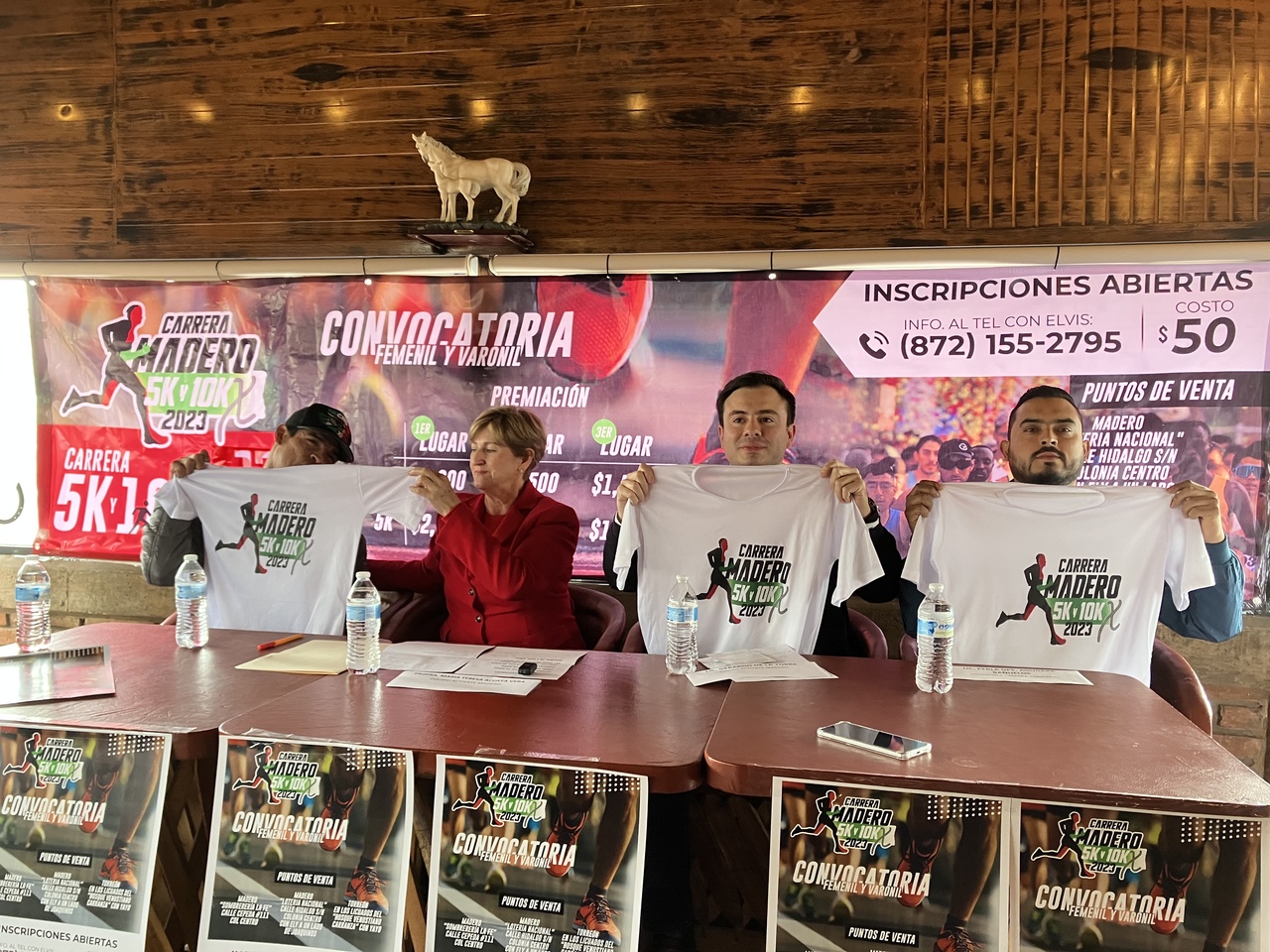 Los organizadores ofrecieron una rueda de prensa para dar a conocer los pormenores de la carrera. (EL SIGLO DE TORREÓN)