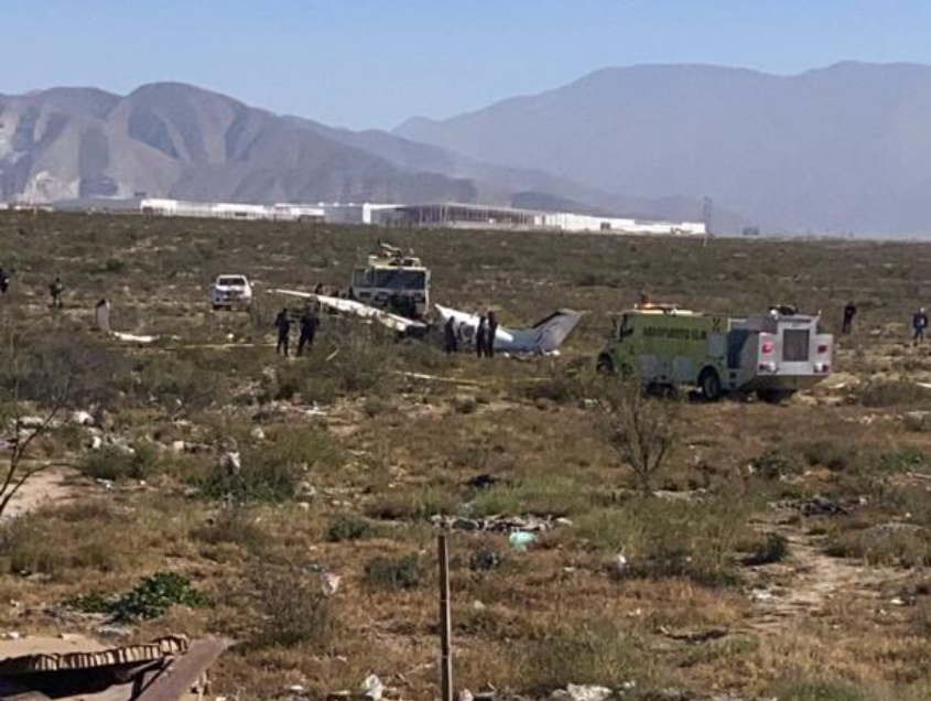 Se sabe que la aeronave partió de Brownsville, Texas, con escala en el Aeropuerto Internacional General Servando Canales en Matamoros, Tamaulipas, con destino al aeropuerto de Ramos Arizpe. (EL SIGLO DE TORREÓN)