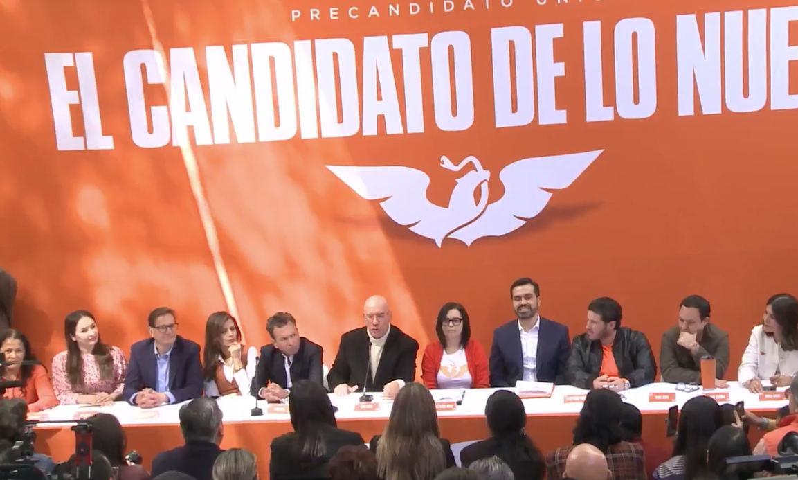 Dante Delgado, líder nacional de Movimiento Ciudadano, señaló que respalda firmemente la candidatura de Máynez.