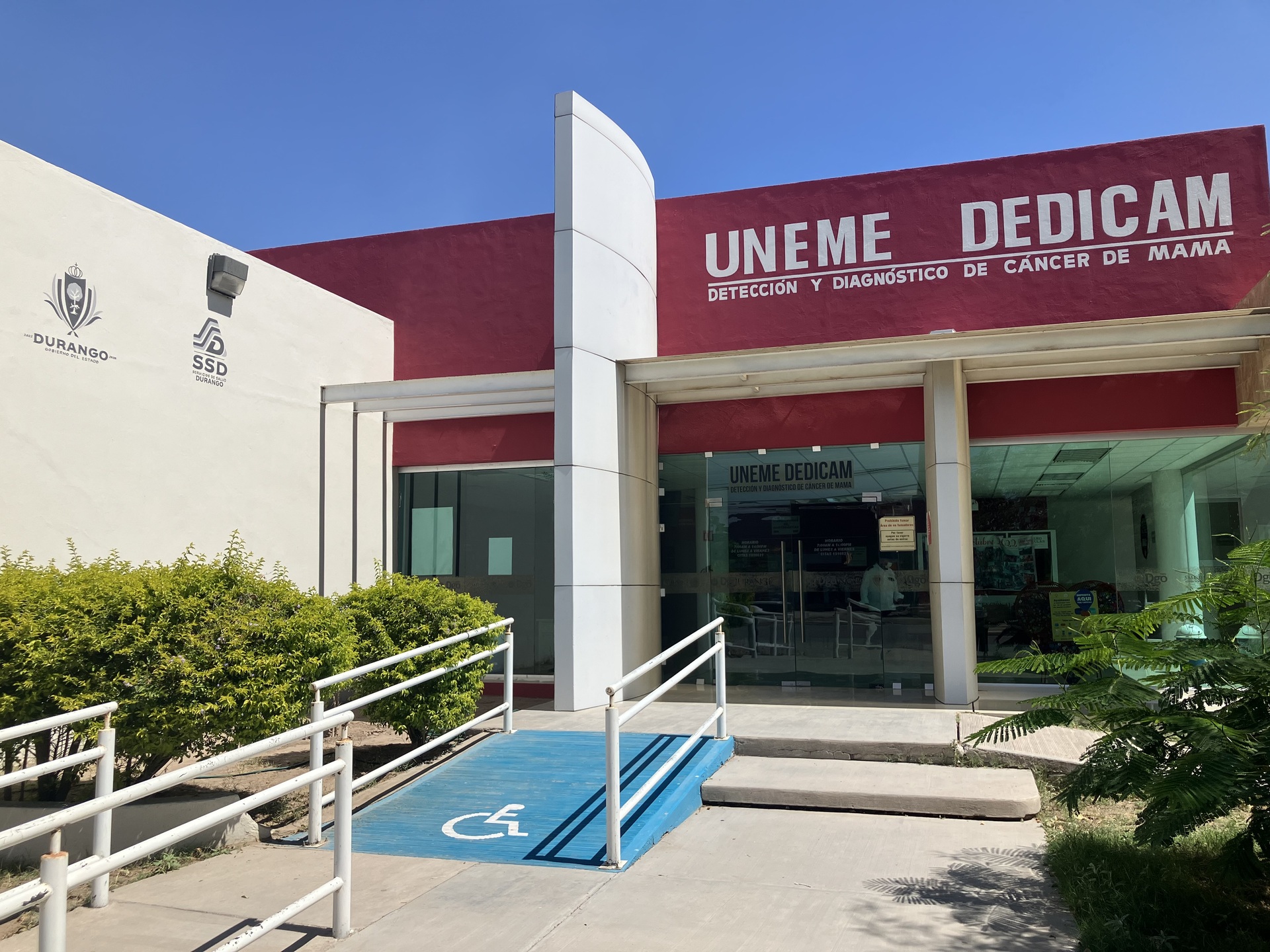 Instalaciones de la Unidad de Especialidades Médicas para la Detección y el Diagnóstico del Cáncer de Mama (UNEME – DEDICAM). (ARCHIVO)