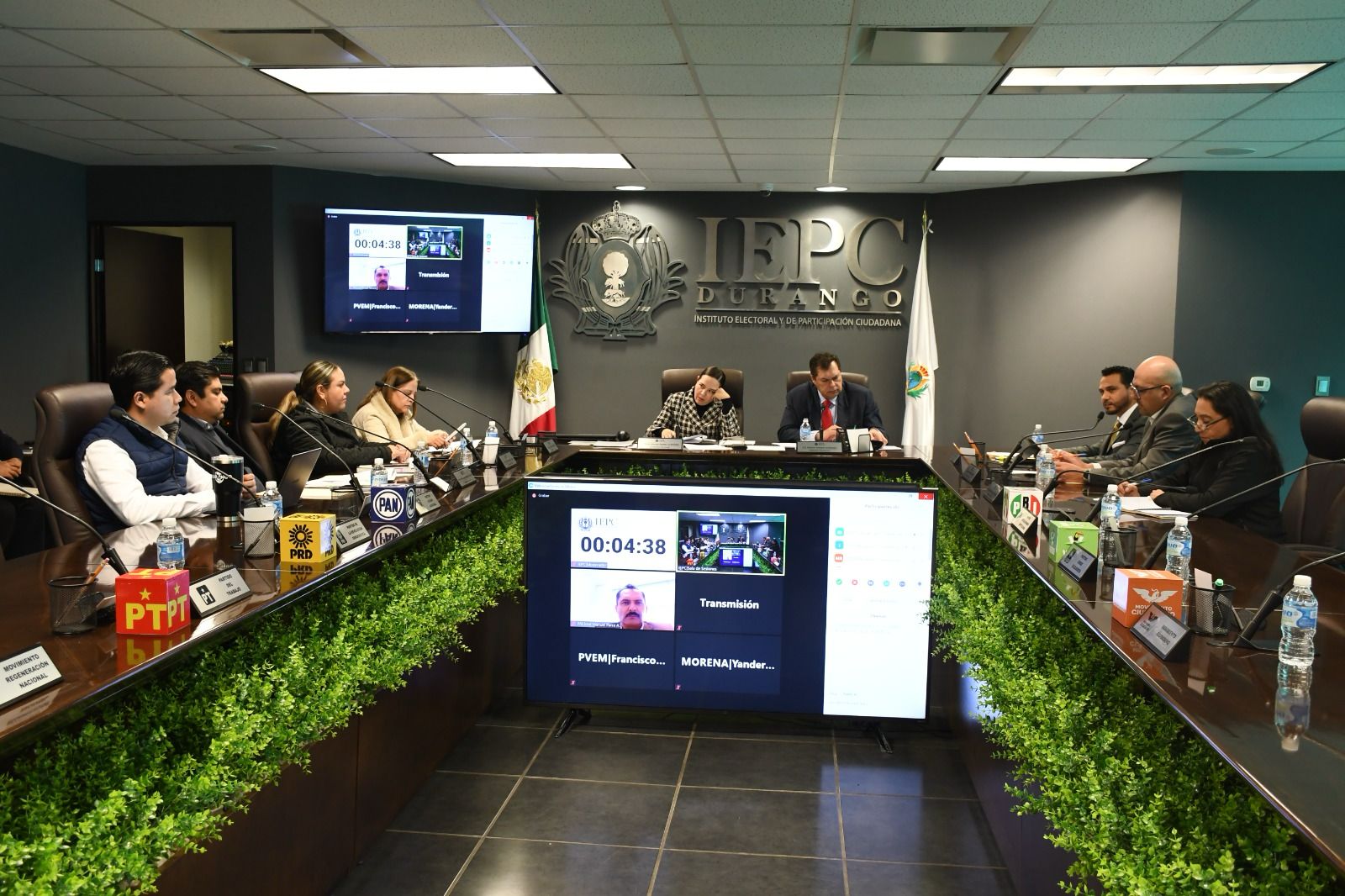 Sesión del Consejo General del Instituto Electoral y de Participación Ciudadana del Estado de Durango. (DIANA GONZÁLEZ)