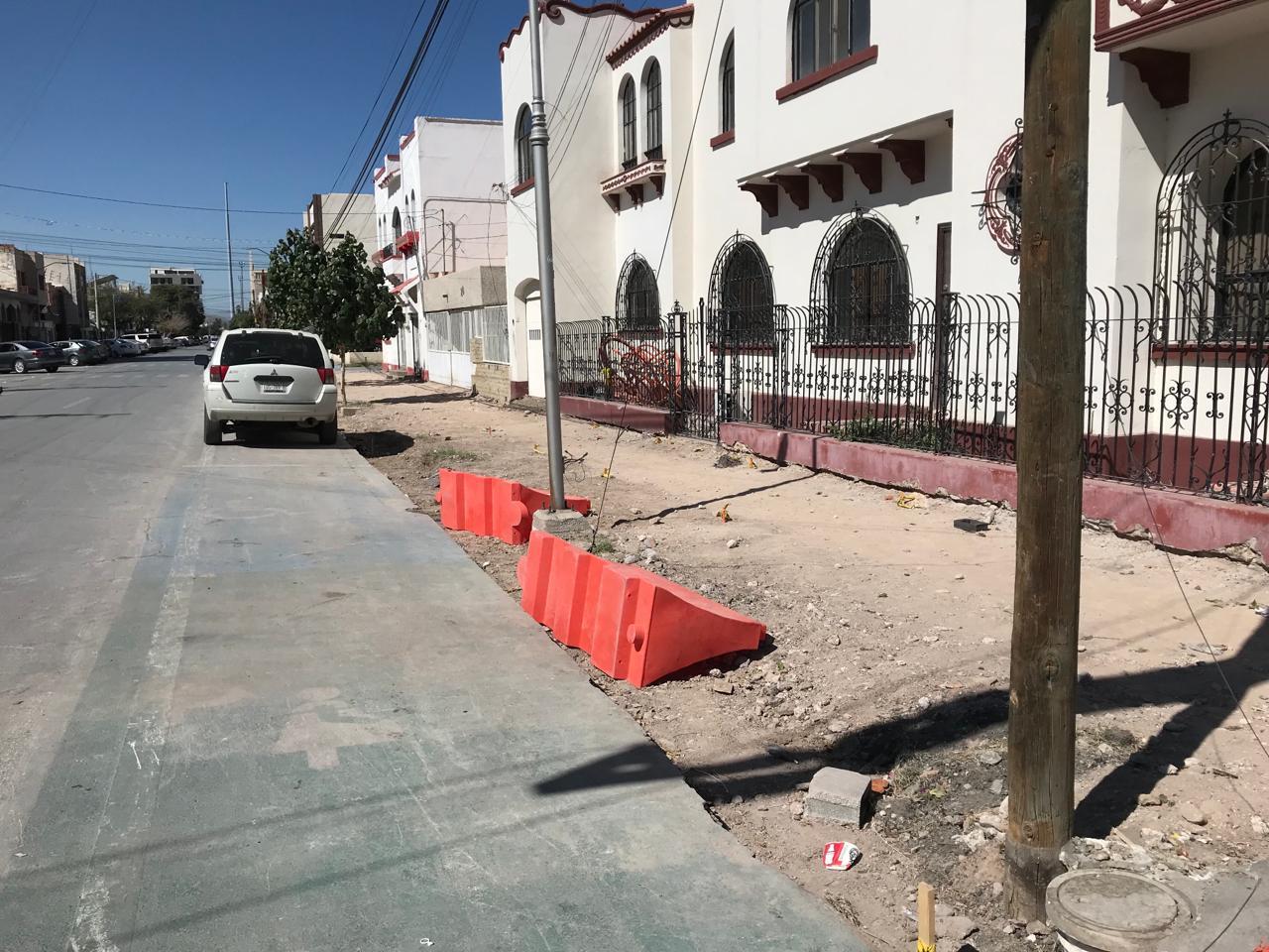 Obras del Corredor Matamoros en Torreón. (FERNANDO COMPEÁN / EL SIGLO DE TORREÓN)