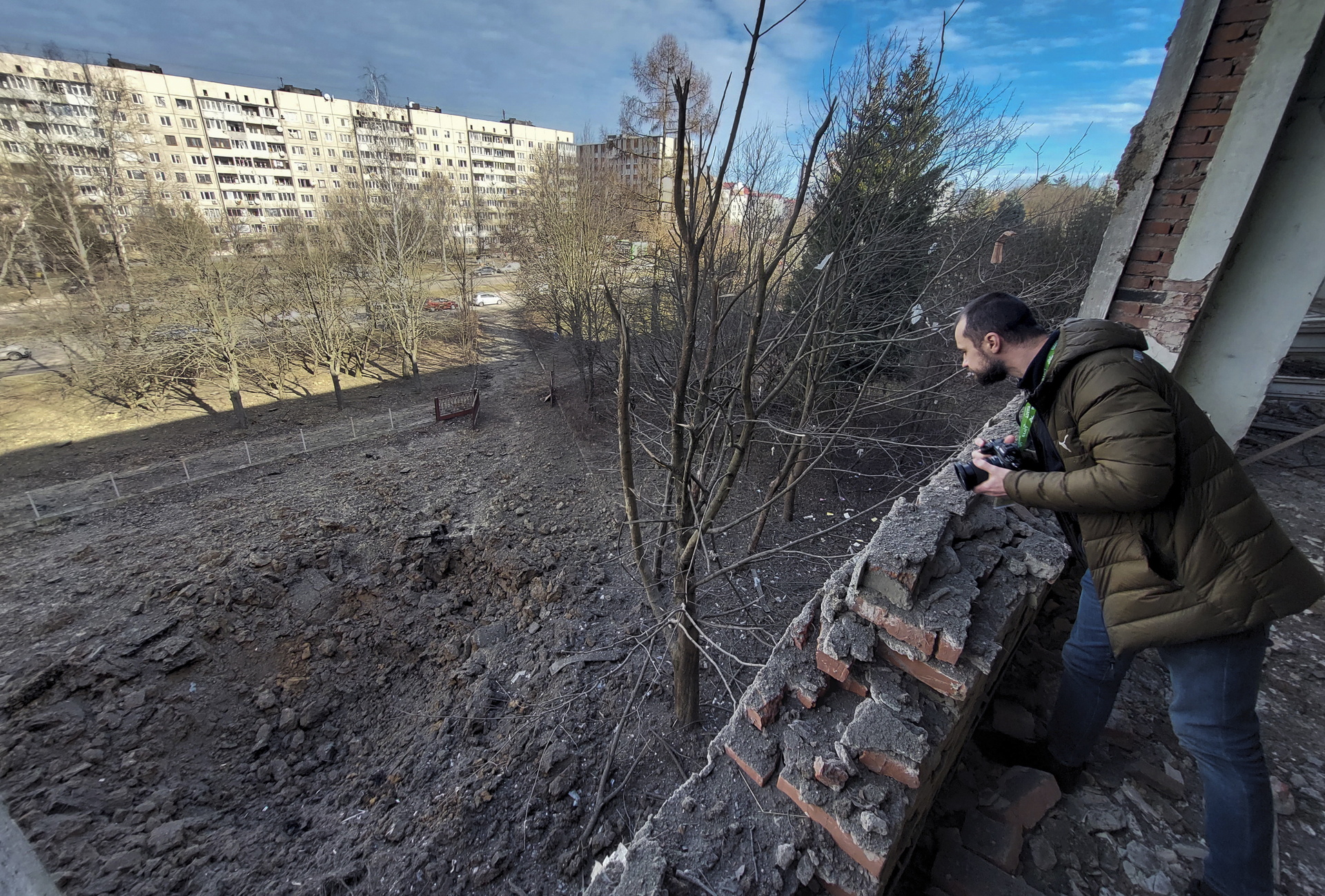 Destrucción de la guerra en Ucrania. (ARCHIVO)