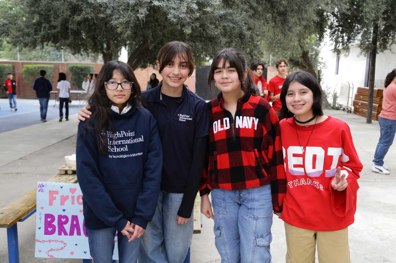 Alison, Bárbara, Mariana y Emilia.