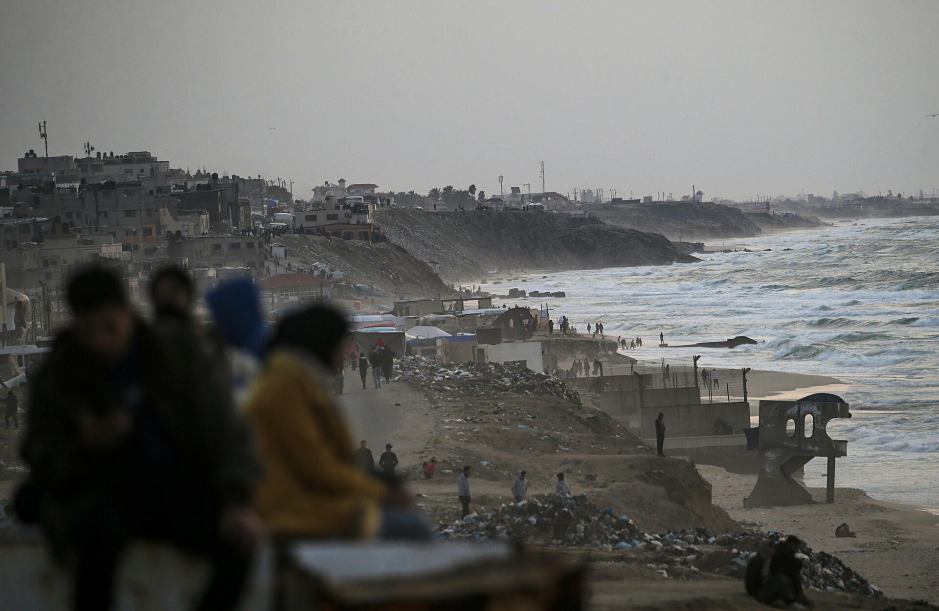 Vista de las costas en la Franja de Gaza. (ARCHIVO)