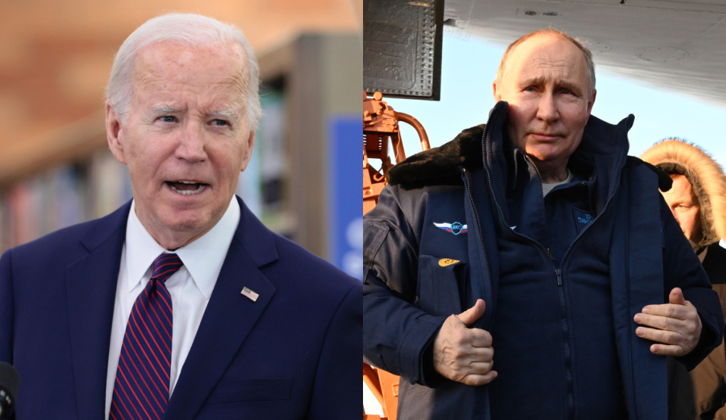Joe Biden y Vladimir Putin. (ARCHIVO)