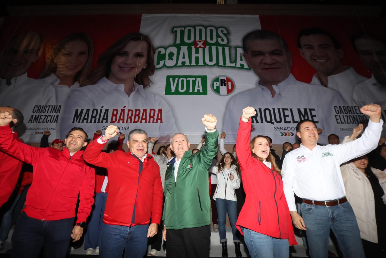 Inicia PRI Coahuila campaña encabezada por Riquelme y María Bárbara
