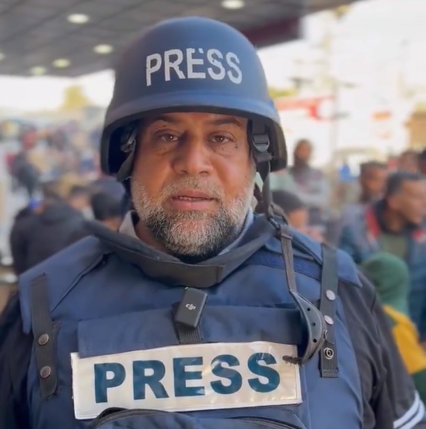 El periodista palestino Wael Al Dahdouh. (ESPECIAL)