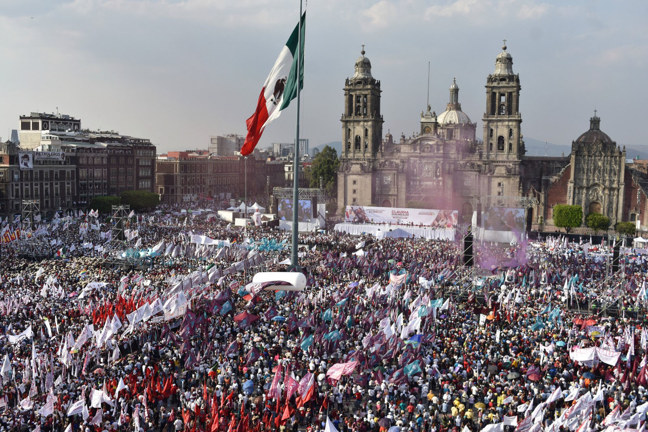 Los ánimos en la capital del país se tornaron de fiesta para aquellos que simpatizan con la autodenominada Cuarta Transformación.