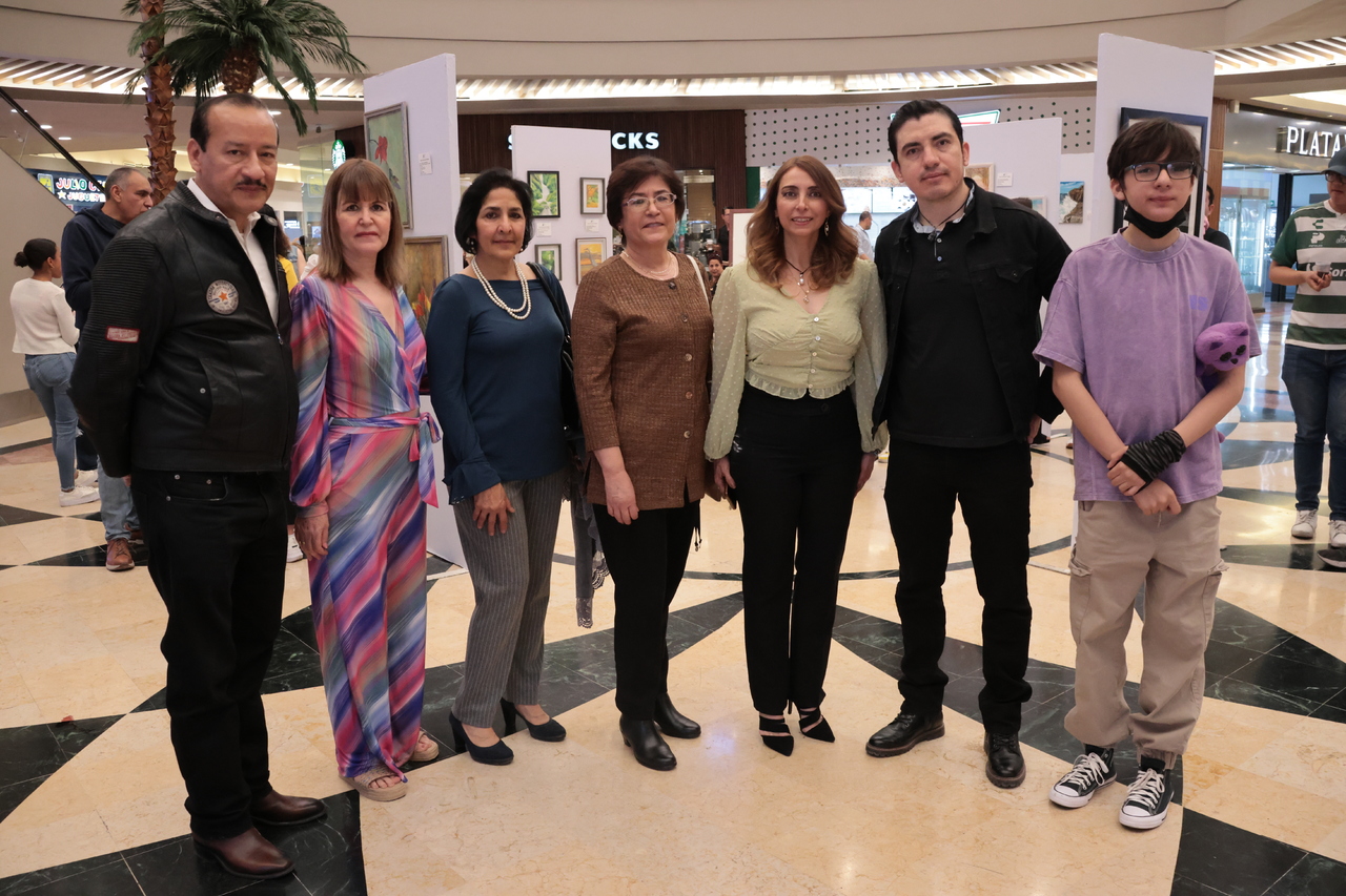 José Antonio Morales, Blanca Carvajal, María Luisa Alcalde, María Pizaña, Eli Valdez, Esli García y Aarón Hernández (EL SIGLO DE TORREÓN / VAYRON INFANTE)