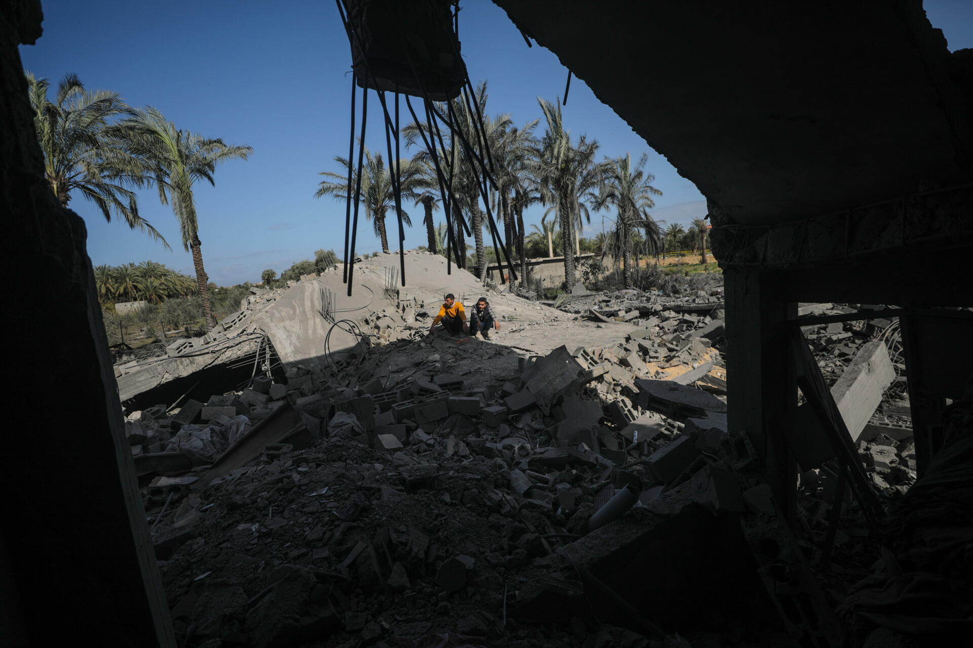 Zonas destruidas de la Franja de Gaza. (AP)