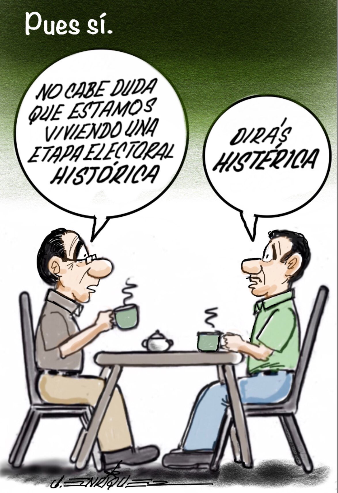 Cartón de ENRÍQUEZ