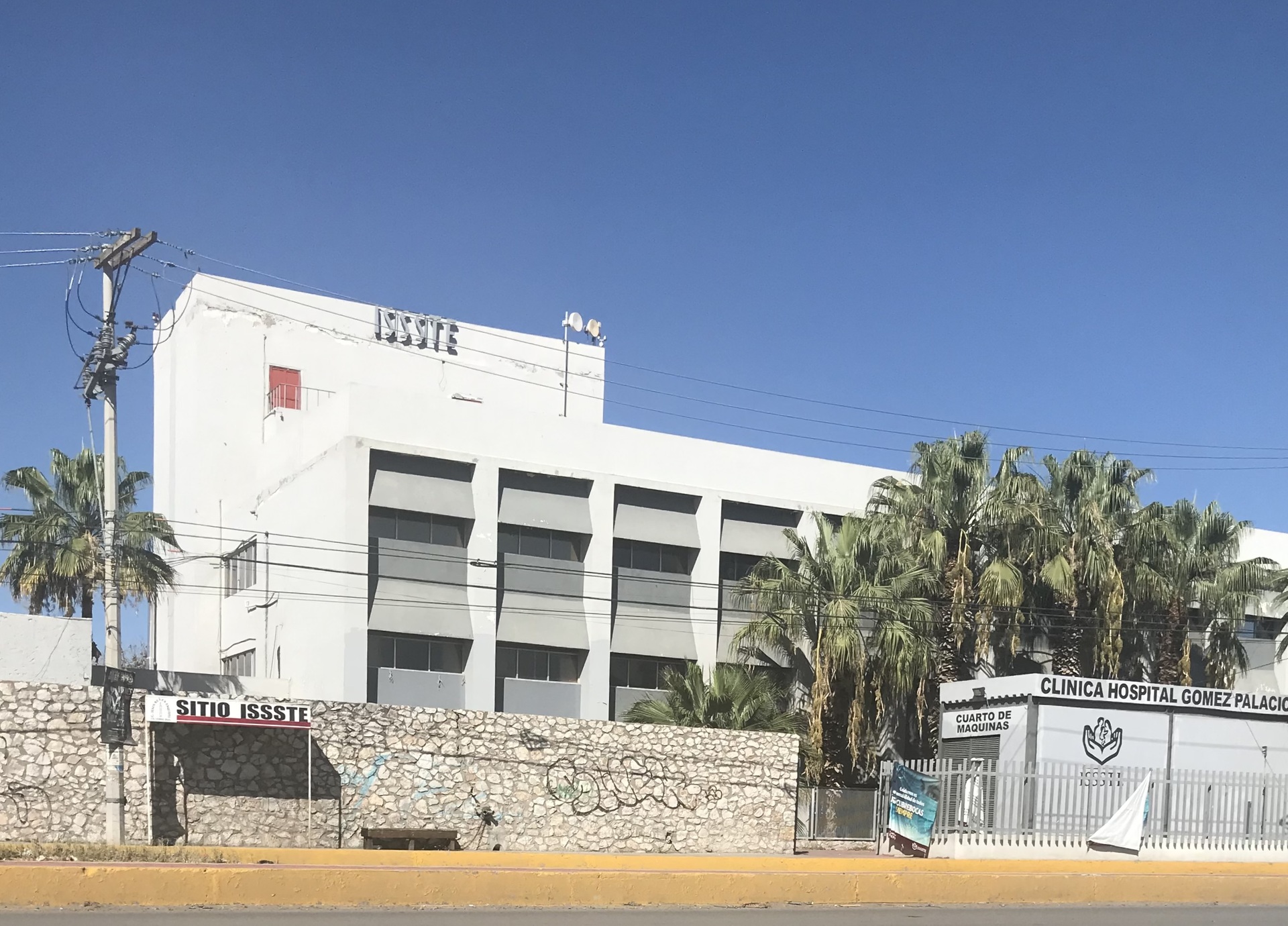 Las instalaciones del Hospital del ISSSTE de la ciudad de Gómez Palacio. (EL SIGLO DE TORREÓN)