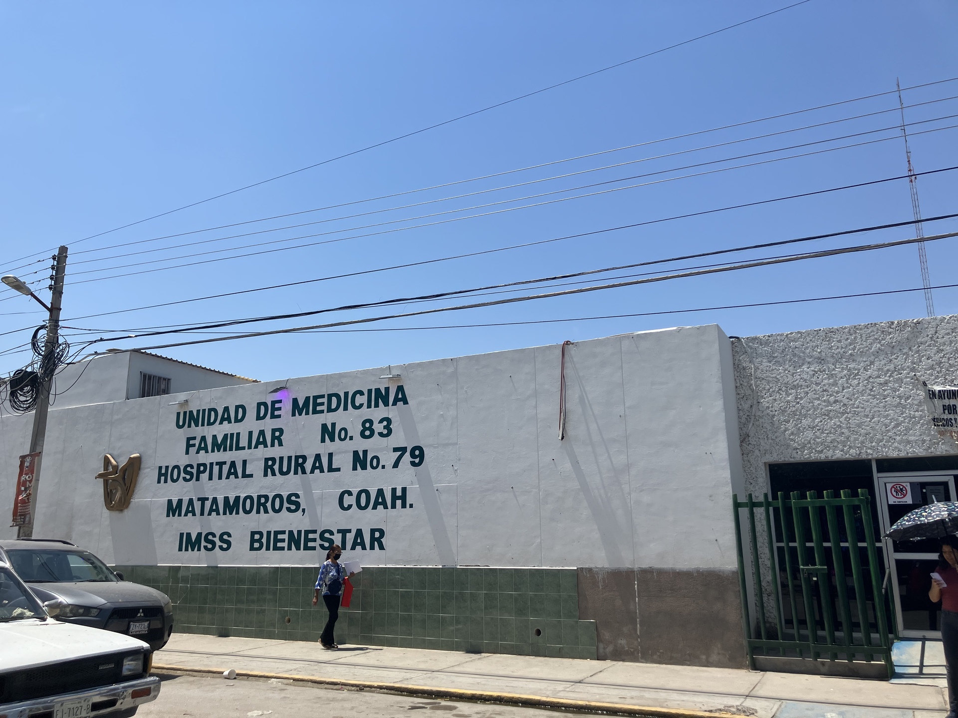 Hospital del IMSS en Matamoros. (ARCHIVO)