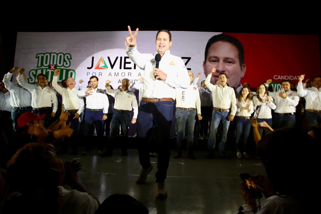 Javier Díaz González arranca su campaña para alcalde de Saltillo. (PENÉLOPE CUETO) 