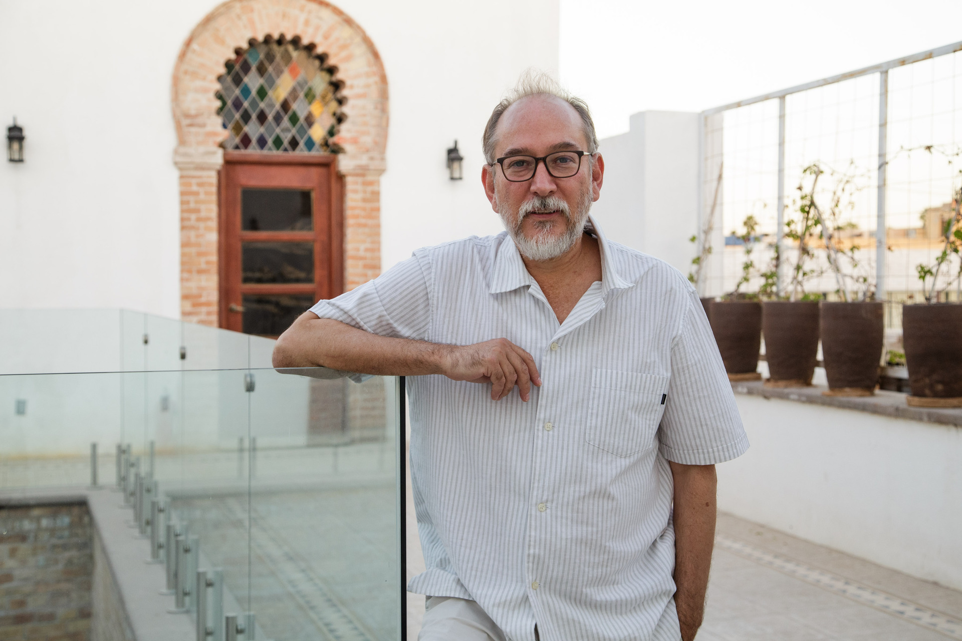 El director editorial de Penguin Random House México, Andrés Ramírez. (ENRIQUE CASTRUITA)