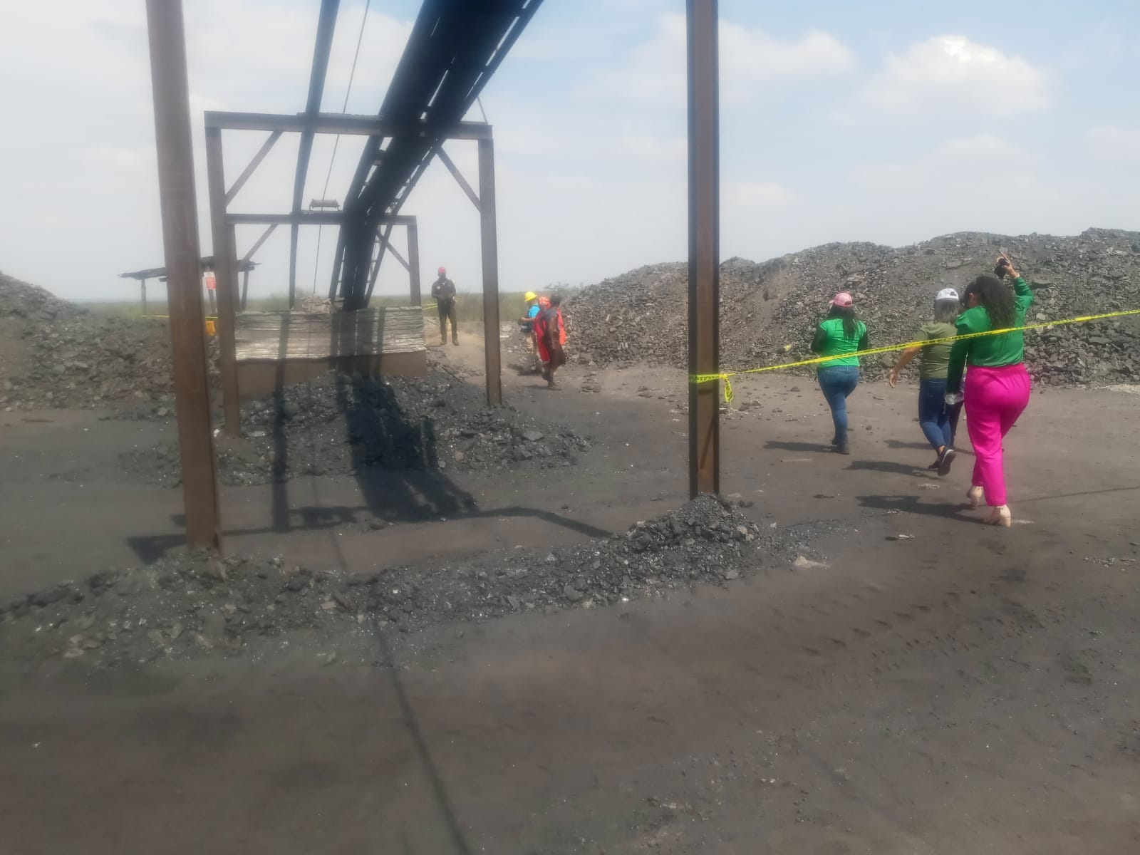 Muerte de un trabajador de una mina ubicada en la comunidad de Rancherías, del municipio de Múzquiz. (RENÉ ARELLANO)