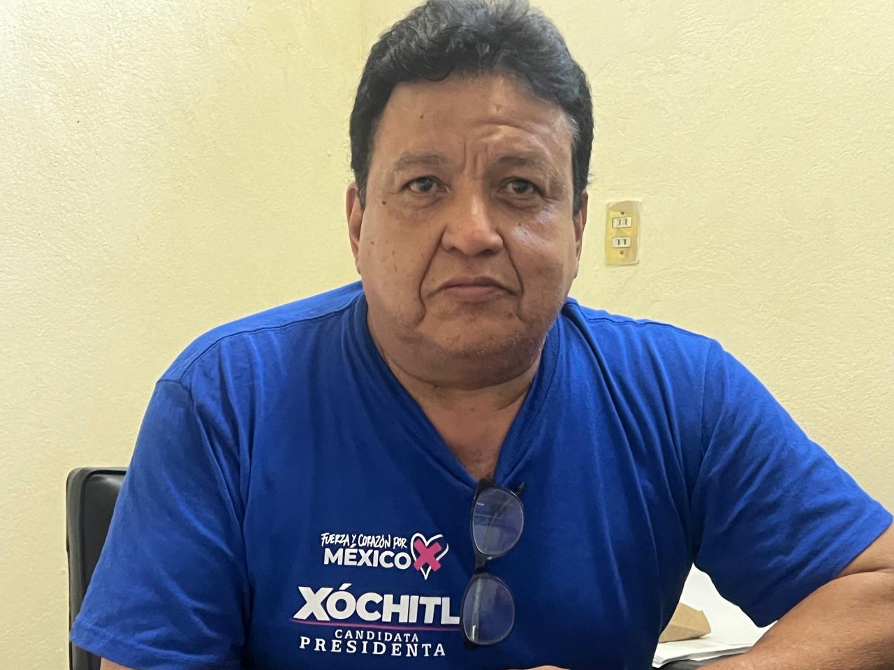 El dirigente del comité municipal del PAN, Roberto Favela Escobedo. (DIANA GONZÁLEZ)