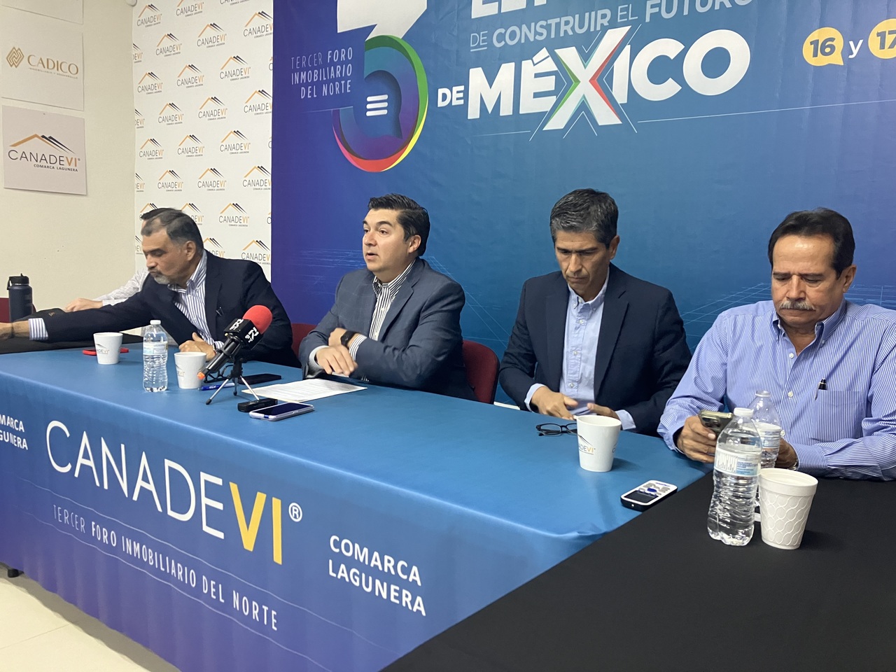 Va Canadevi Laguna por la tercera edición del Foro Inmobiliario del Norte con el lema 'El Poder de Construir el Futuro de México'.