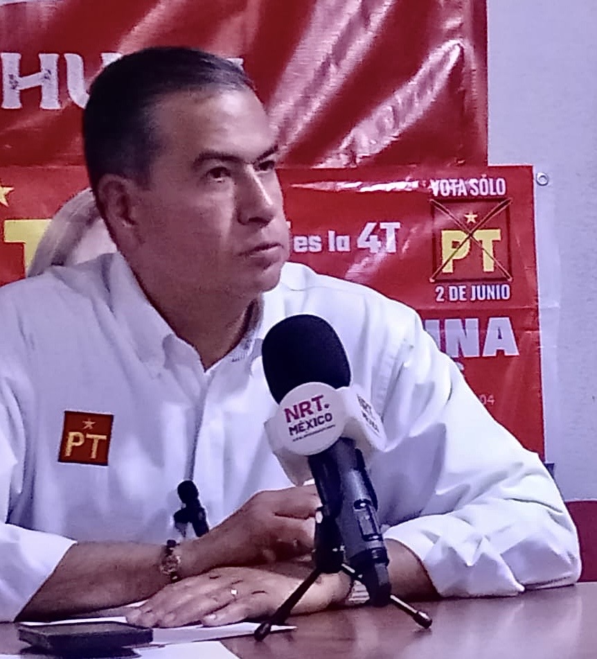 Líder estatal del PT, Ricardo Mejía Berdeja.
