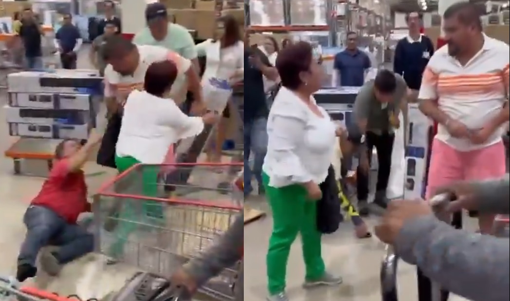 Pelea Costco (CAPTURA)