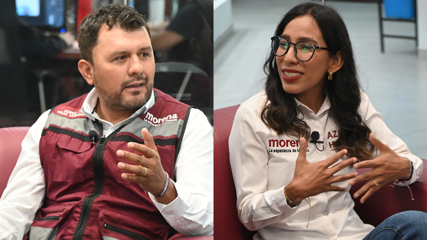 Azalia Huitrón y Jorge Vélez buscan un futuro mejor para Viesca y Matamoros