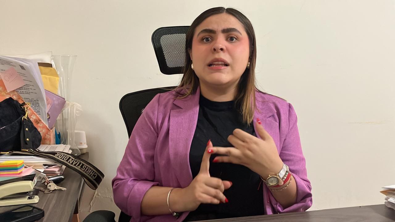 Sofía Díaz Lozano, cofundadora de Abogadas Laguneras y vocera de Mujeres que Luchan por Mujeres. (GUADALUPE MIRANDA)
