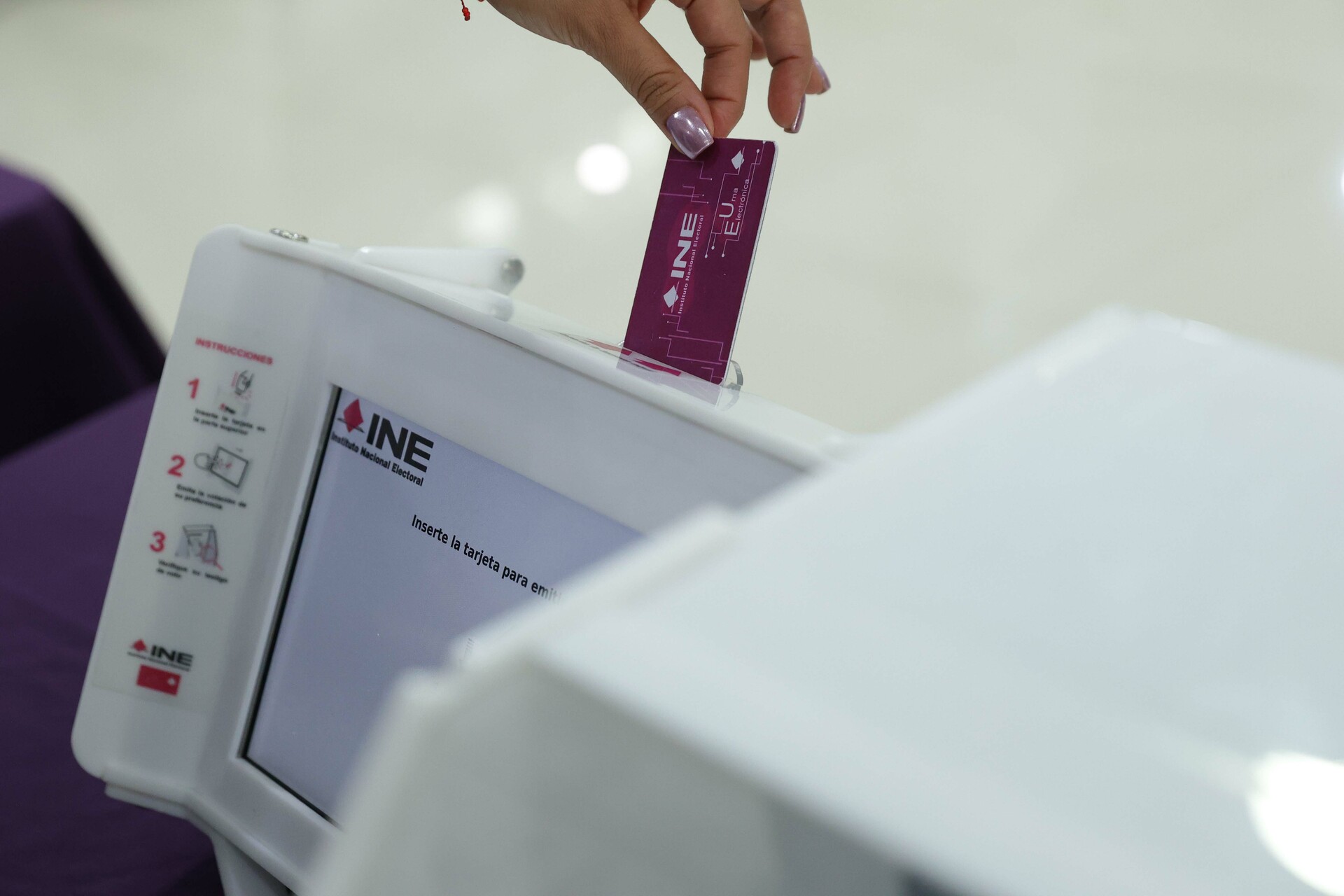 Urna electrónica. 