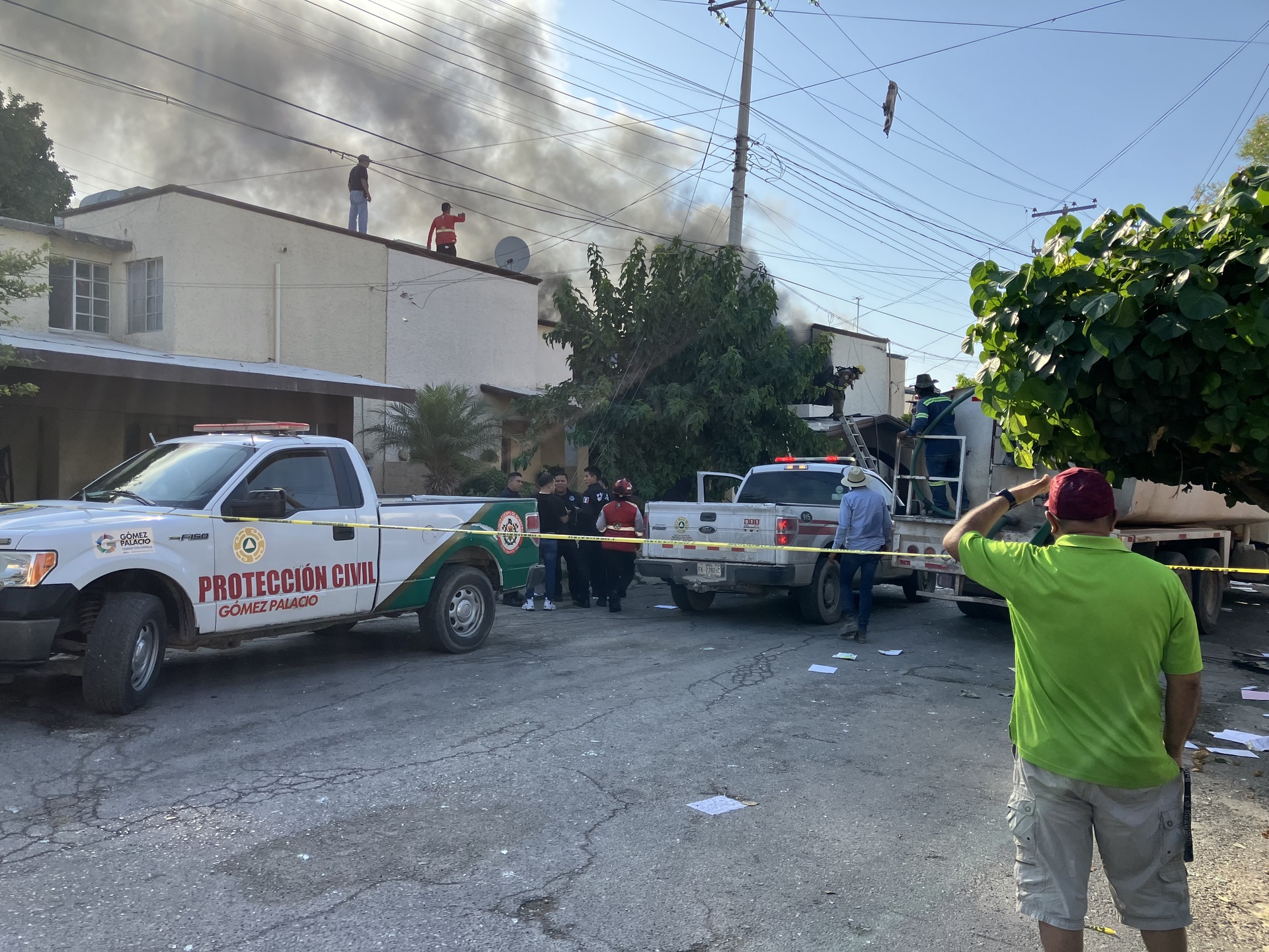 Explosión en un domicilio de la colonia Rincón del Pedregal. (EL SIGLO DE TORREÓN)