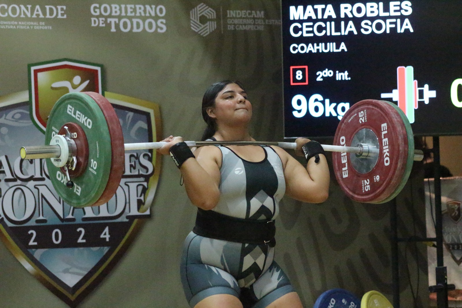 La coahuilense Cecilia Sofía Mata Robles tomó parte en la categoría Sub-20, teniendo rivales de alto calibre en la fase nacional. (Cortesía INEDEC)