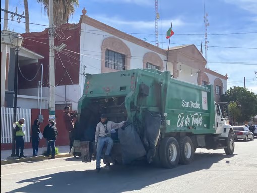 Está cubierta la recolección de basura en el área urbana de San Pedro, afirman en Servicios Públicos