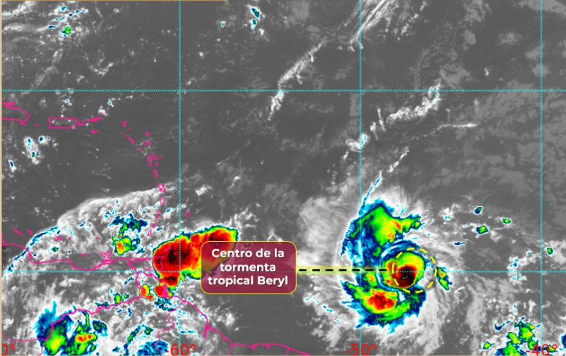 Tormenta tropical Chris próxima a formarse, mientras Beryl se aleja de México
