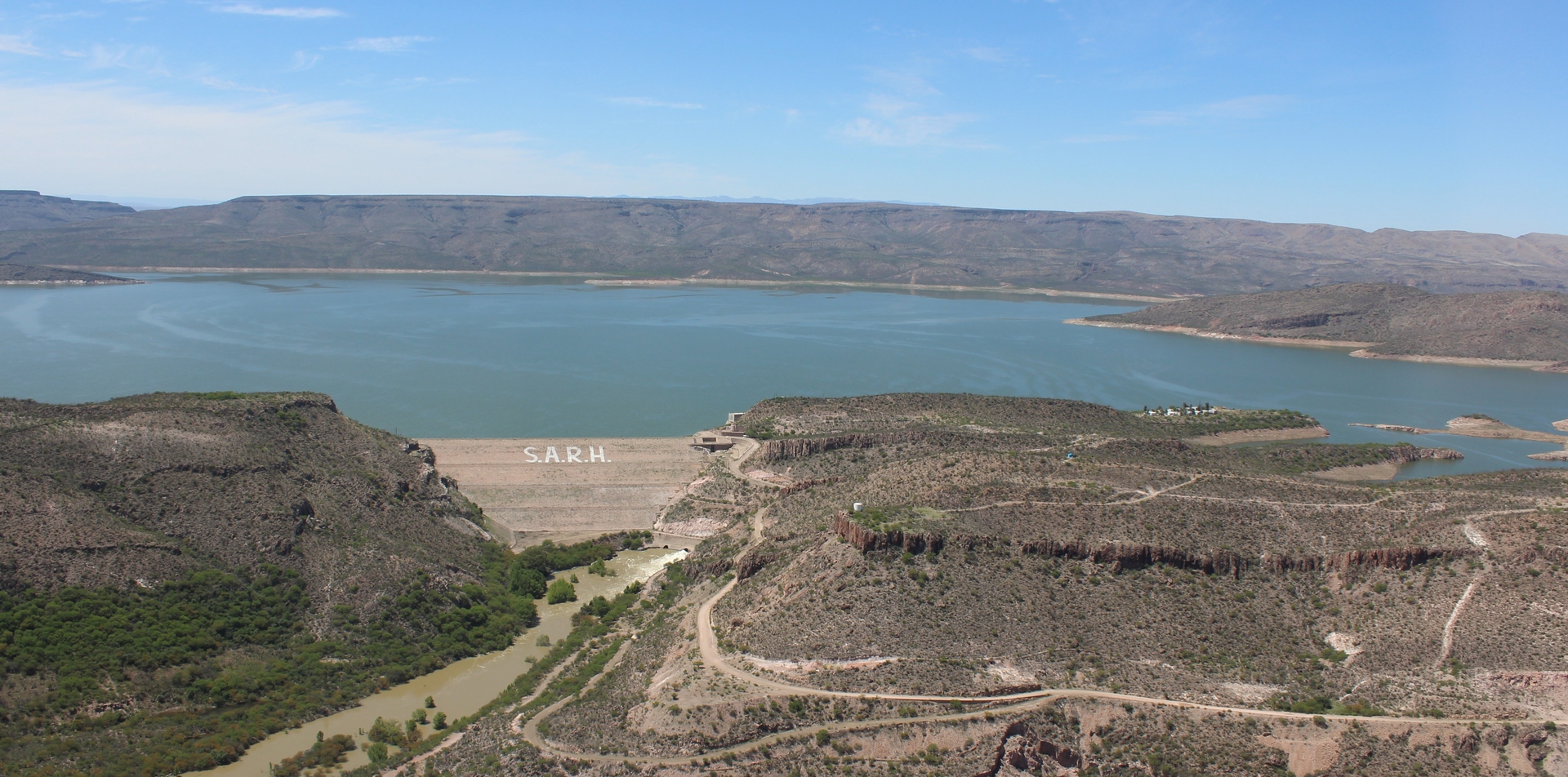 La presa Lázaro Cárdenas. (ARCHIVO)