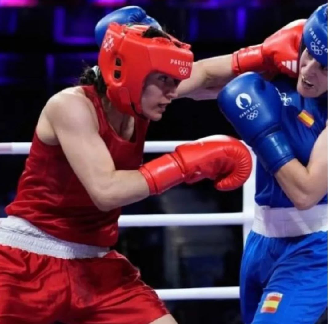 La pugilista potosina Fátima Herrera. (CORTESÍA)