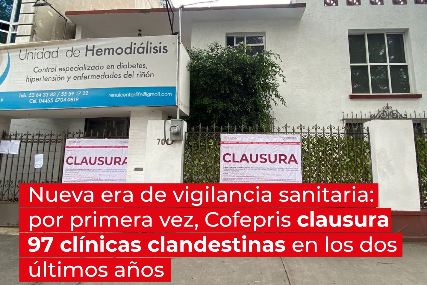 En dos años, clausuran 97 clínicas clandestinas en México; 4 son de Durango