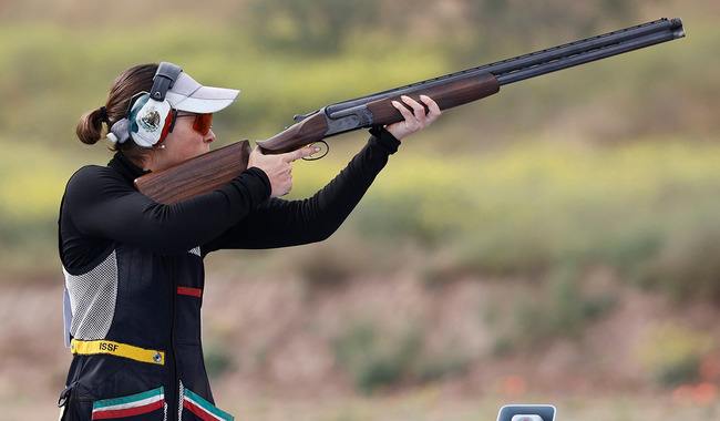 Coahuilense Gabriela Rodríguez en el top 5, al inicio del skeet femenil en París 2024